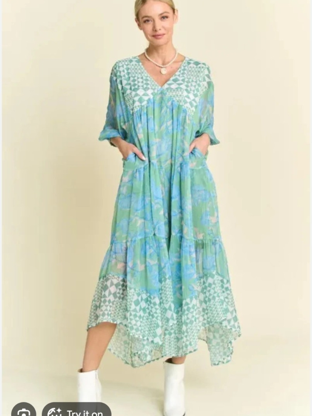Davi & Dani Midi Dress - Picture 2 of 16